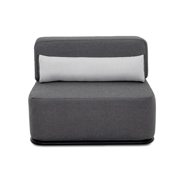 Tumši pelēks modulārais dārza dīvāns (vidējā moduļa) Straw – Sit Sit-image-2