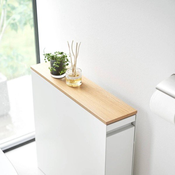 Balts metāla vannas istabas plaukts 14x55 cm Tower – YAMAZAKI-image-3