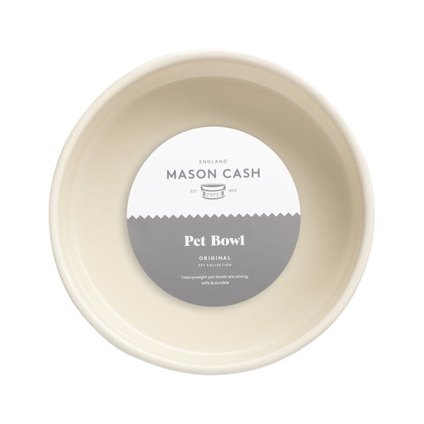 Krēmīgi balta bļoda suņiem Mason Cash, ø 20 cm-image-1