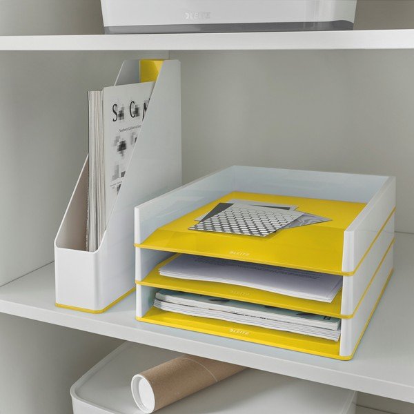 Balts/dzeltens dokumentu organizators Leitz WOW-image-1