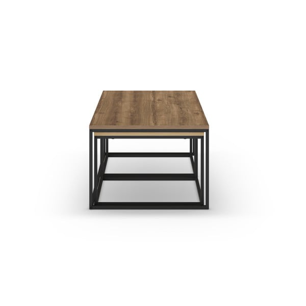 Dabīga toņa žurnālgaldiņi (3 gab.) 60x110 cm Camelia – Marckeric-image-3