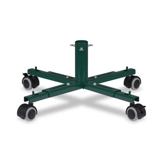 Zaļš Ziemassvētku eglītes statīvs uz riteņiem Tree Nest Movable