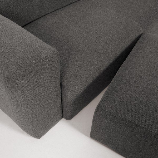 Tumši pelēks kāju soliņš Kave Home Blok-image-4