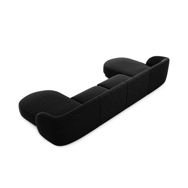Antracīta pelēks stūra dīvāns Miley – Micadoni Home-image-4