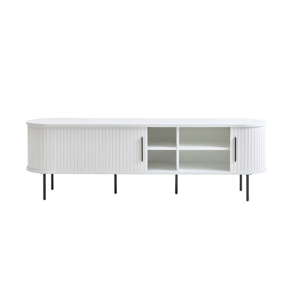 Balts TV galdiņš 180x56x45 cm Nola – Unique Furniture-image-2