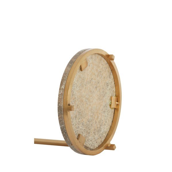 Apaļš sānu galdiņš ar marmora virsmu ø 26 cm Leda – Light & Living-image-4