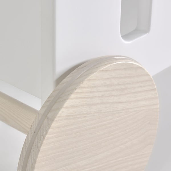 Balta bērnu gultiņa, 120 x 60 cm Nunila - Kave Home-image-4