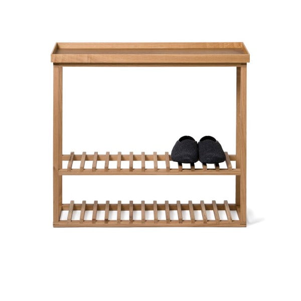 Apavu plaukts ar ozolkoka virsmu Wireworks Hello Storage-image-1