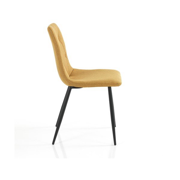 Okera dzelteni pusdienu krēsli (2 gab.) Mesh – Tomasucci-image-2