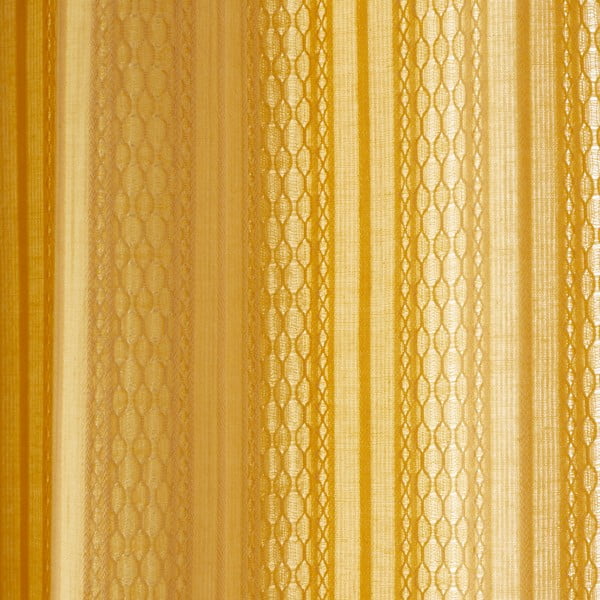 Dzeltens dienas aizkars 140x229 cm Zofia Broderie Anglaise – Pineapple Elephant-image-1