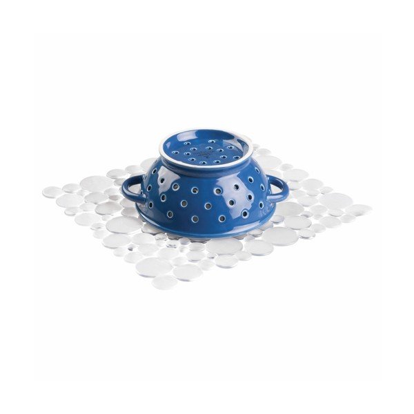 Caurspīdīgs izlietnes paklājs InterDesign Blumz, 28 x 30,5 cm-image-2