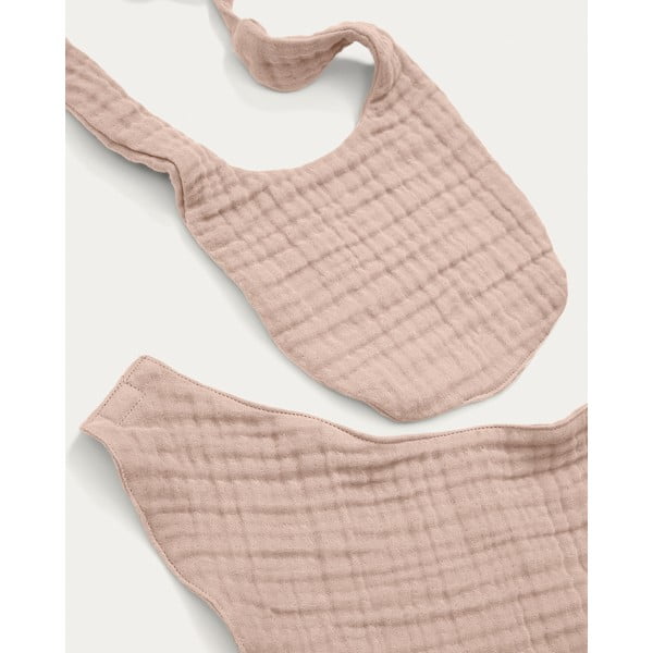 Rozā muslīna krūšautiņi (2 gab.) Prune – Kave Home-image-2