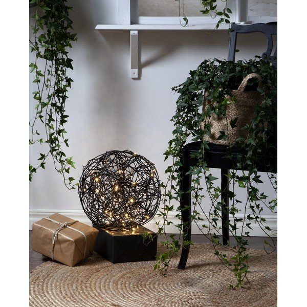 Nerūsējošā tērauda LED āra gaismas dekors Star Trading Dark Trassel, 50 gaismas-image-1