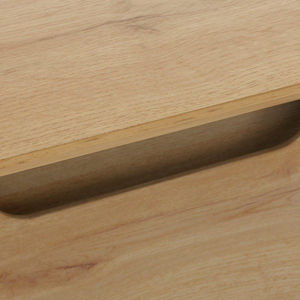 Dabīga toņa atverams apavu plaukts ar ozolkoka imitāciju Ezra – Støraa-image-1