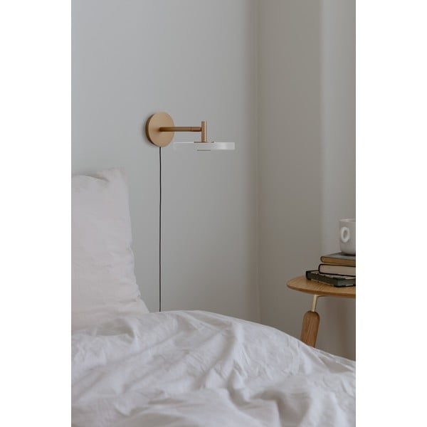 Krēmkrāsas LED sienas lampa ar regulējamu spilgtumu ø 15 cm Asteria Wall Short – UMAGE-image-1