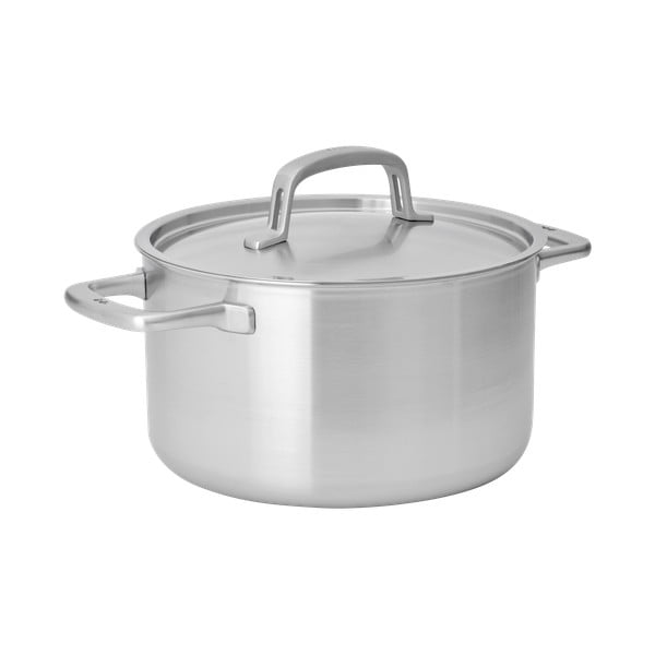 Nerūsējošā tērauda katls ar vāku piemērots indukcijas plītij 5,5 l Lucca 3.0 – FABINI