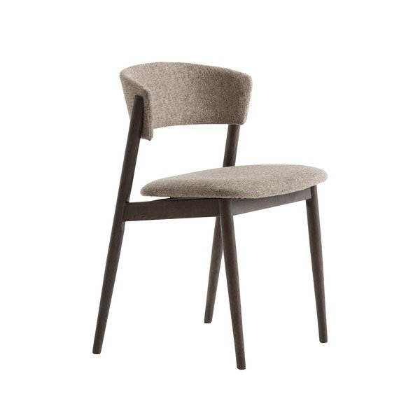 Bēši/tumši brūni metāla pusdienu krēsli (2 gab.) Revere – Unique Furniture