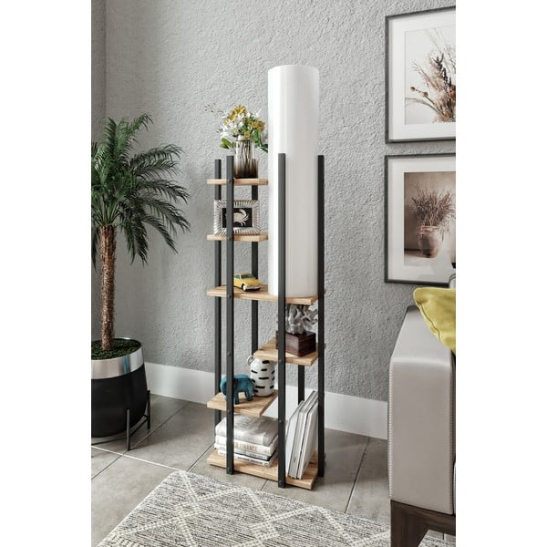 Melnbalta/dabīga toņa stāvlampa (augstums 84 cm) Vogue – Opviq lights-image-3