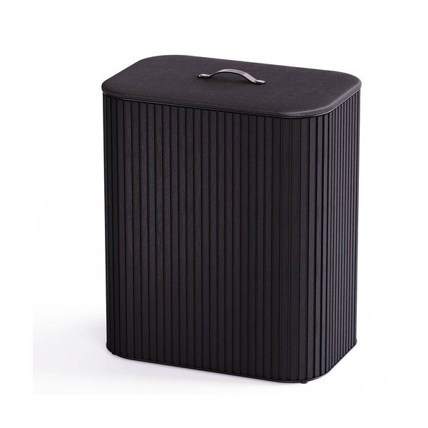 Melns bambusa veļas grozs 2x45 l Tota Luxe – Joseph Joseph-image-3