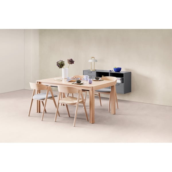 Izvelkams ēdamgalds ar ozolkoka imitācijas galda virsmu 96x160 cm Join by Hammel – Hammel Furniture-image-1