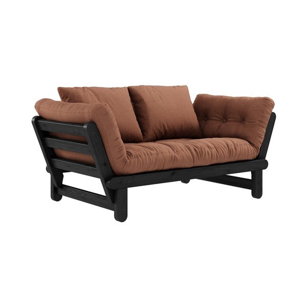 Izvelkamais dīvāns Karup Design Beat Black/Clay Brown-image-3