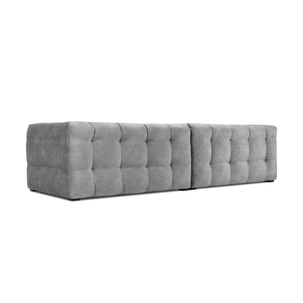Pelēks samta dīvāns Windsor & Co Sofas Vest, 280 cm-image-4