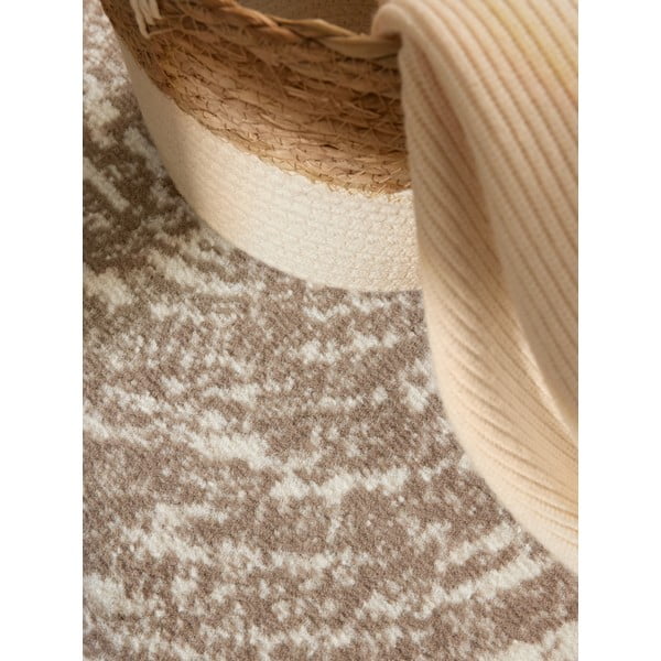 Bēšs/krēmkrāsas apaļš paklājs ø 120 cm Gloria Cavallo – Hanse Home-image-4