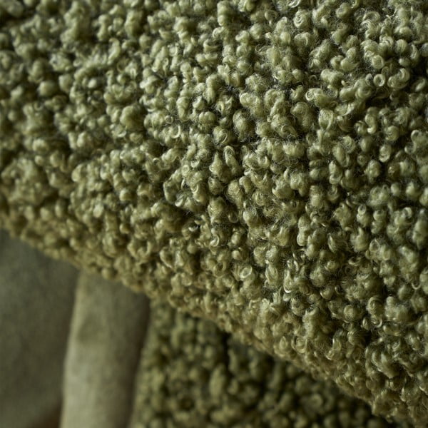 Zaļš mikroplīša pleds 130x170 cm Velvet Boucle – Catherine Lansfield-image-2