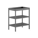 Antracīta pelēks dižskābarža masīvkoka pārtinamais galds Dino – Vipack