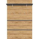 Dabīga toņa sienas pakaramais ar ozolkoka imitāciju Lissabon – Germania