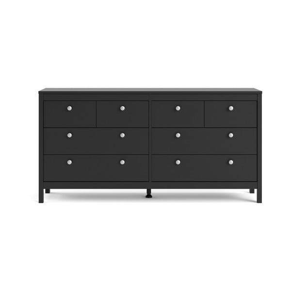 Melna zema kumode 159x80 cm Madrid – Tvilum-image-2