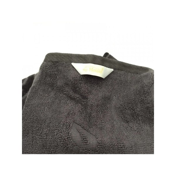 Tumši pelēks kokvilnas dvielis 70x140 cm Skyline – JAHU collections-image-2