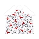 Kokvilnas priekšauts ar Ziemassvētku motīvu Butter Kings They Are Flying