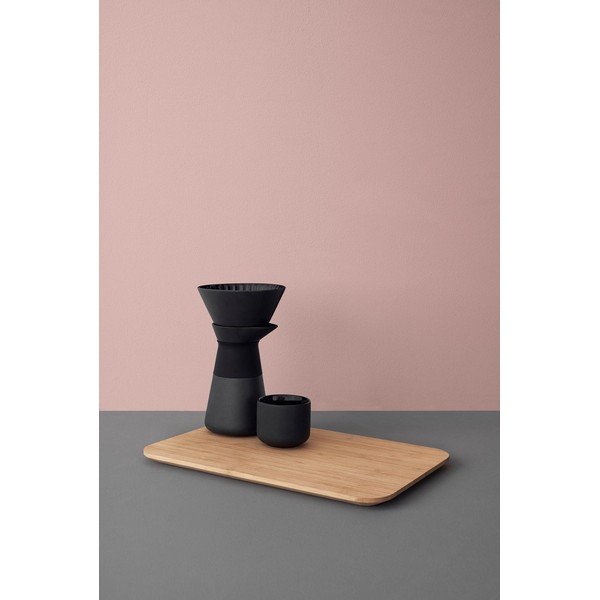 Melna akmensmasas mokas kafijas kanna 600 ml Theo – Stelton-image-4
