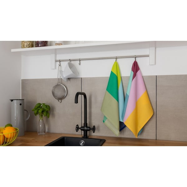 2 kokvilnas virtuves dvieļu komplekts Remember No. 22, 50 x 70 cm-image-1