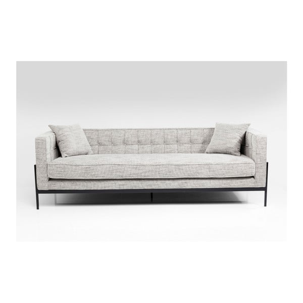 Balts trīsvietīgs dīvāns Kare Design Salt