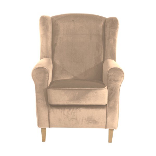 Brūns atpūtas krēsls Max Winzer Lorris Velour Sand-image-2
