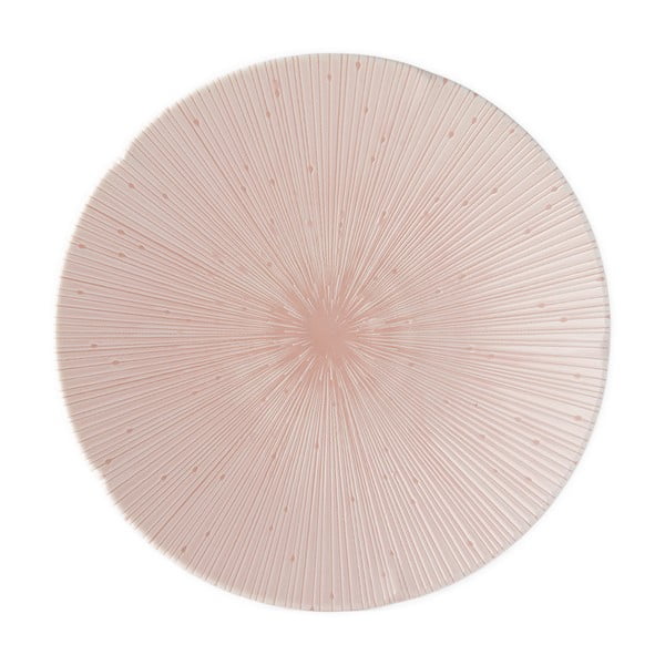 Rozā keramikas šķīvis ø 24 cm ICE PINK – MIJ