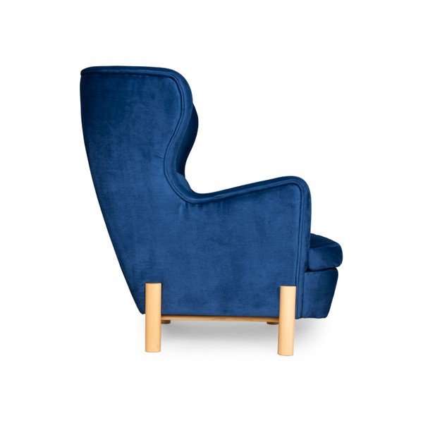 Tumši zils krēsls SKANDICA Ingrid Navy Blue-image-2