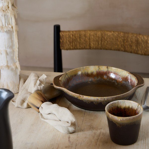 Brūns zupas akmensmasas šķīvis Poterie – Casafina-image-1