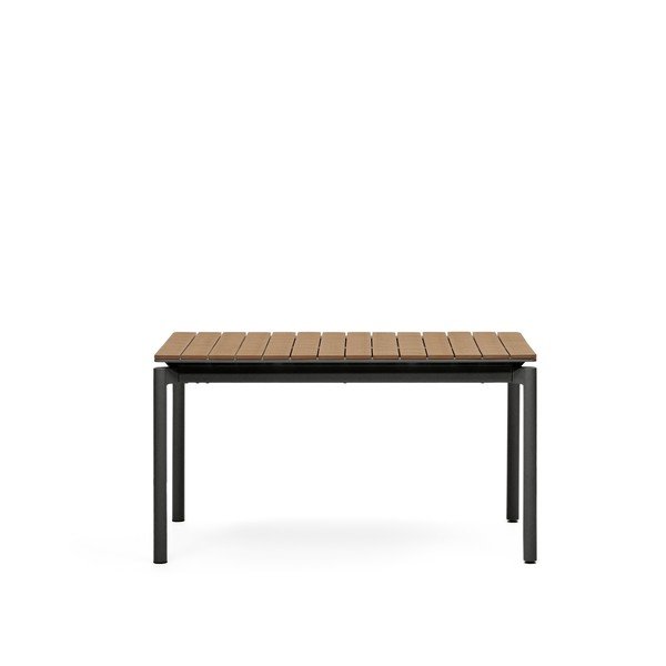 Alumīnija dārza ēdamgalds 90x140 cm Canyelles – Kave Home