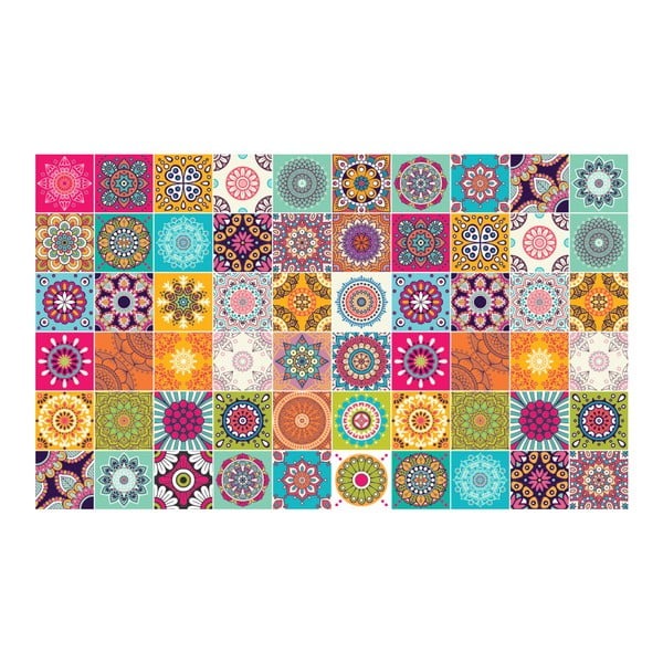 60 dekoratīvo sienas uzlīmju komplekts Ambiance Flow, 15 x 15 cm-image-2