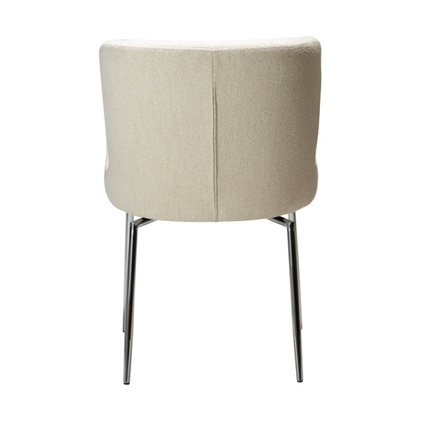 Krēmkrāsas polsterēts pusdienu krēsls Glam – DAN-FORM Denmark-image-2