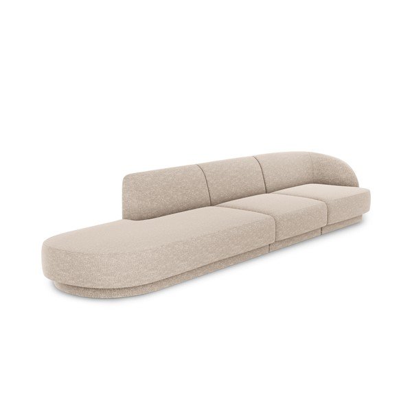 Bēšs dīvāns 302 cm Miley – Micadoni Home-image-3
