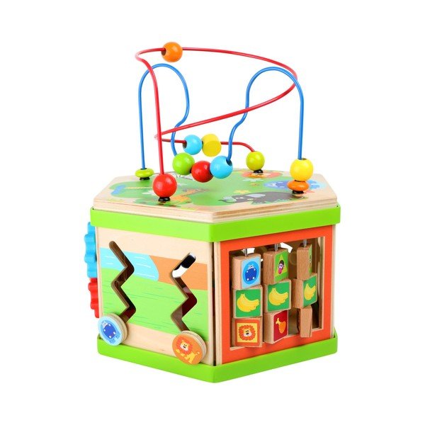 Koka rotaļlieta kustību attīstībai Legler Safari-image-1