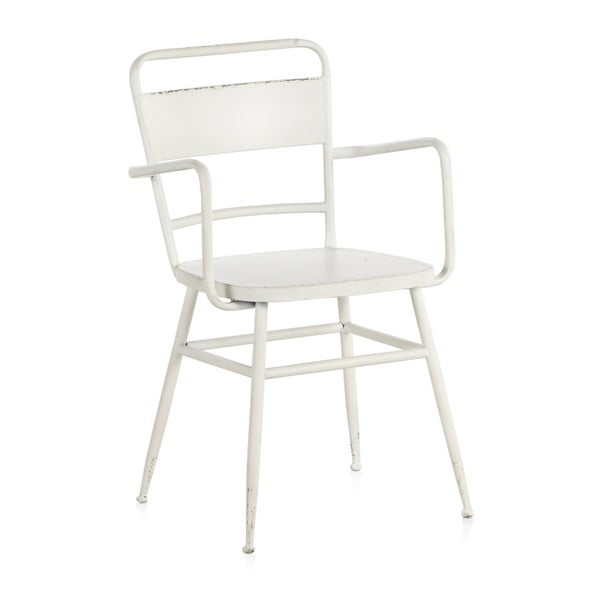 Balts metāla krēsls Geese Industrial Style Derro