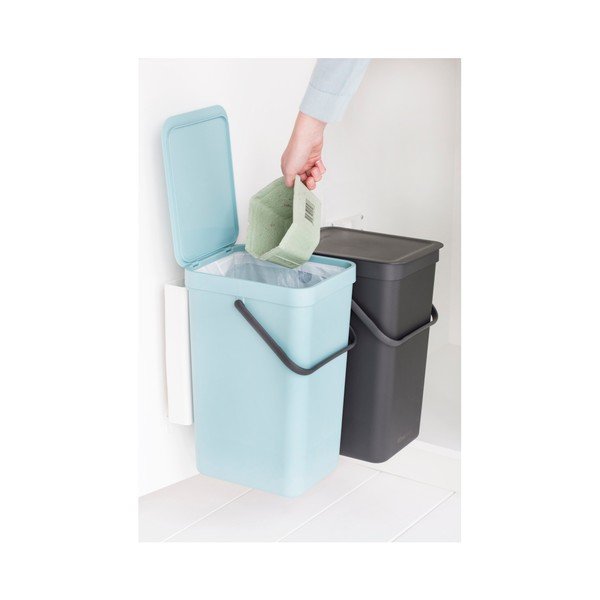 2 Brabantia atkritumu grozu komplekts, 2x 16 l-image-2