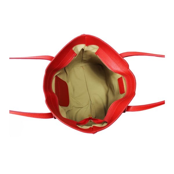 Sarkana ādas somiņa Lampoo Kappa-image-2