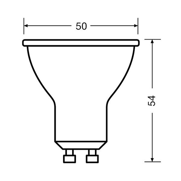 Silta LED spuldze GU10, 5 W – Candellux Lighting-image-3