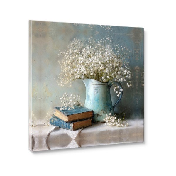 Drukāta glezna uz audekla 32x32 cm Gypsophila – Styler-image-3